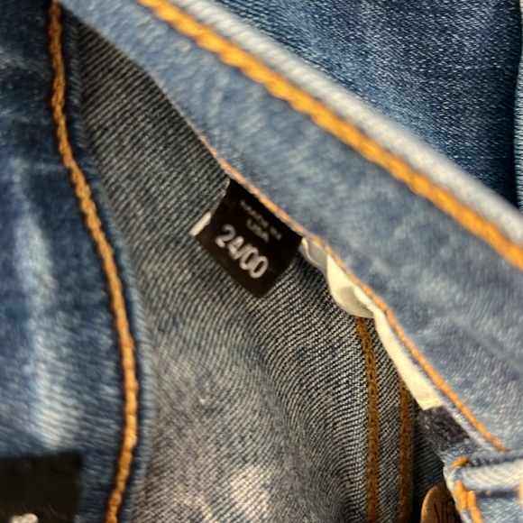 Veronica Beard Carolyn Boot Button Fly Ribbon Jeans - Picture 7 of 9